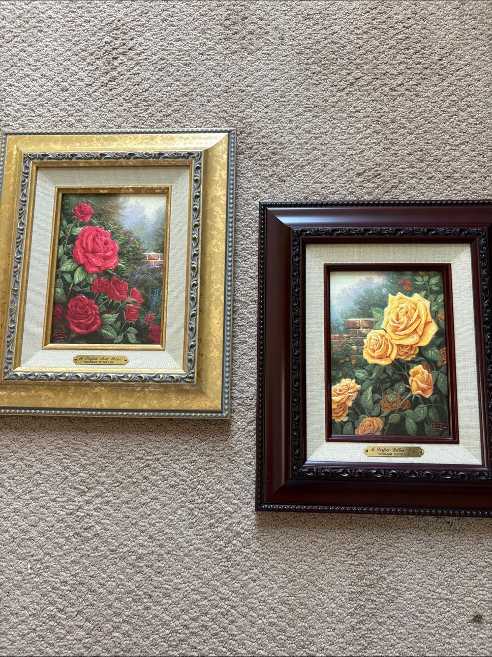 Set of Authentic Thomas Kinkade Paintings.